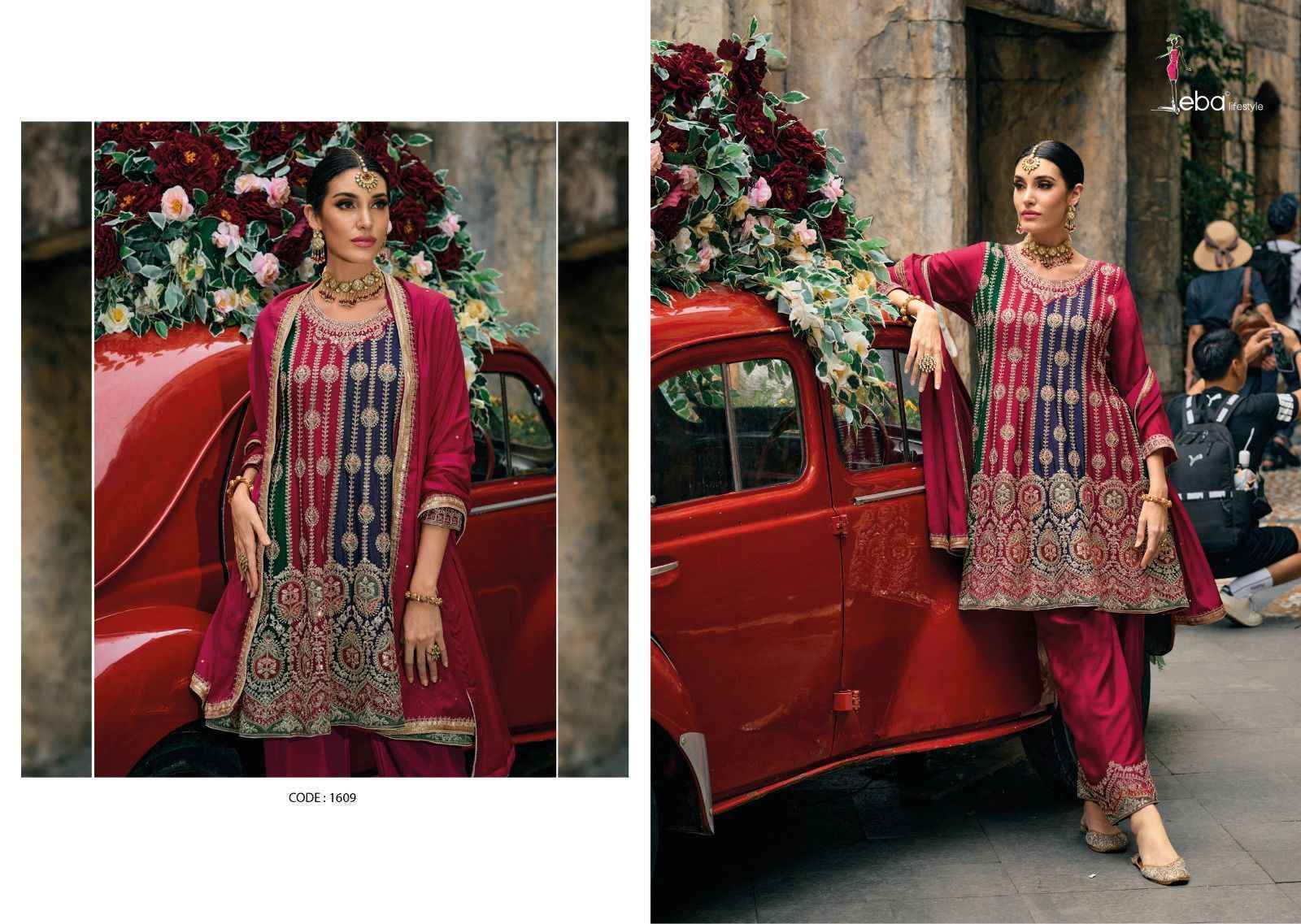 Eba Lifestyle Barbie Readymade Chinon Dress 2 pcs Catalogue
