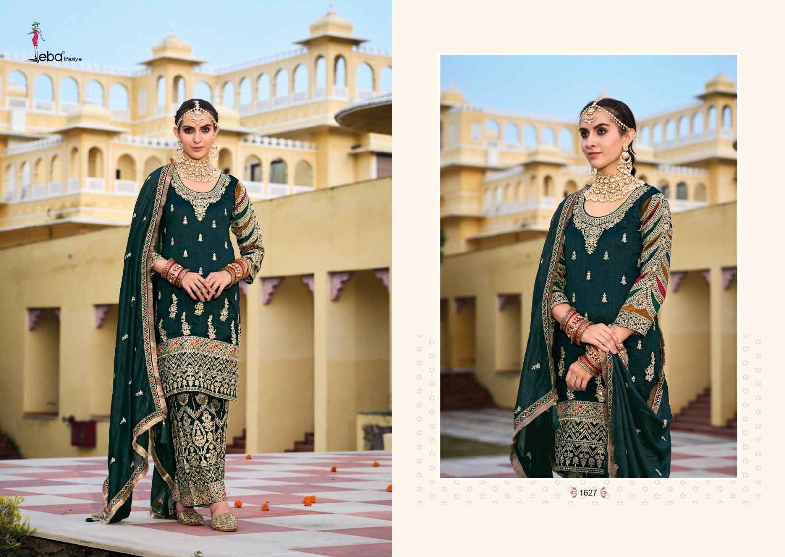 Eba Lifestyle Sangini Readymade Silk Dress 4 pcs Catalogue - Surat Wholesale Market