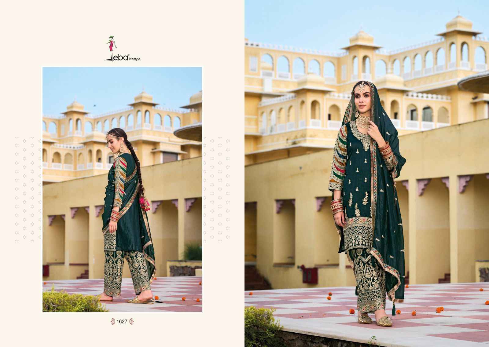 Eba Lifestyle Sangini Readymade Silk Dress 4 pcs Catalogue - Surat Wholesale Market