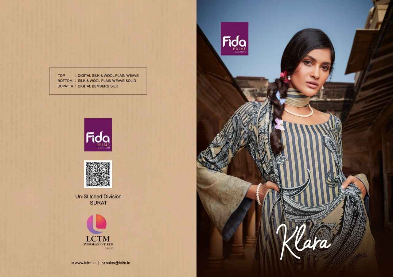 Fida Klara Wool Dress Material 6 pcs Catalogue