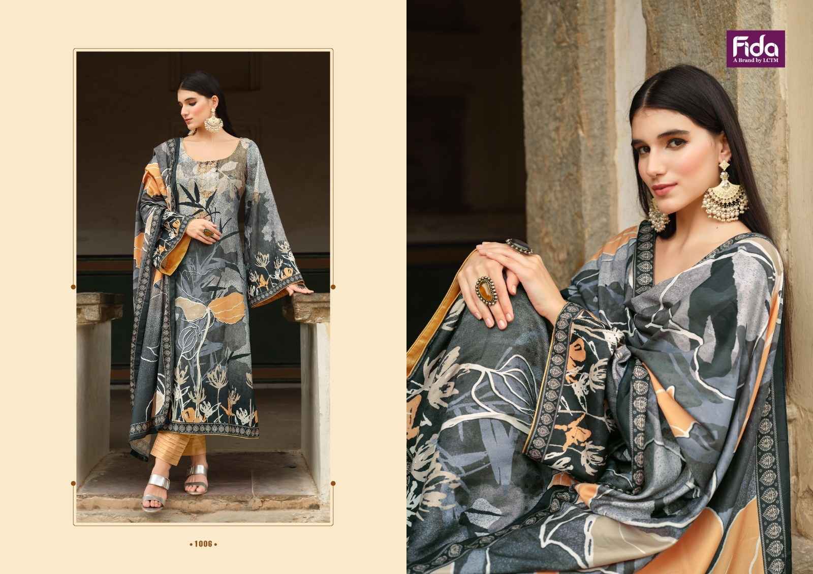 Fida Wave Pashmina Dress Material 6 pcs Catalogue