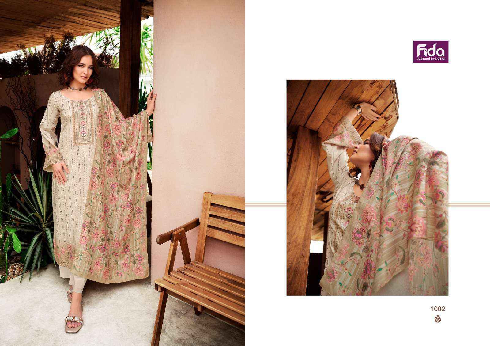 Fida Zeal Pashmina Dress Material 6 pcs Catalogue - Surat Wholesale Market
