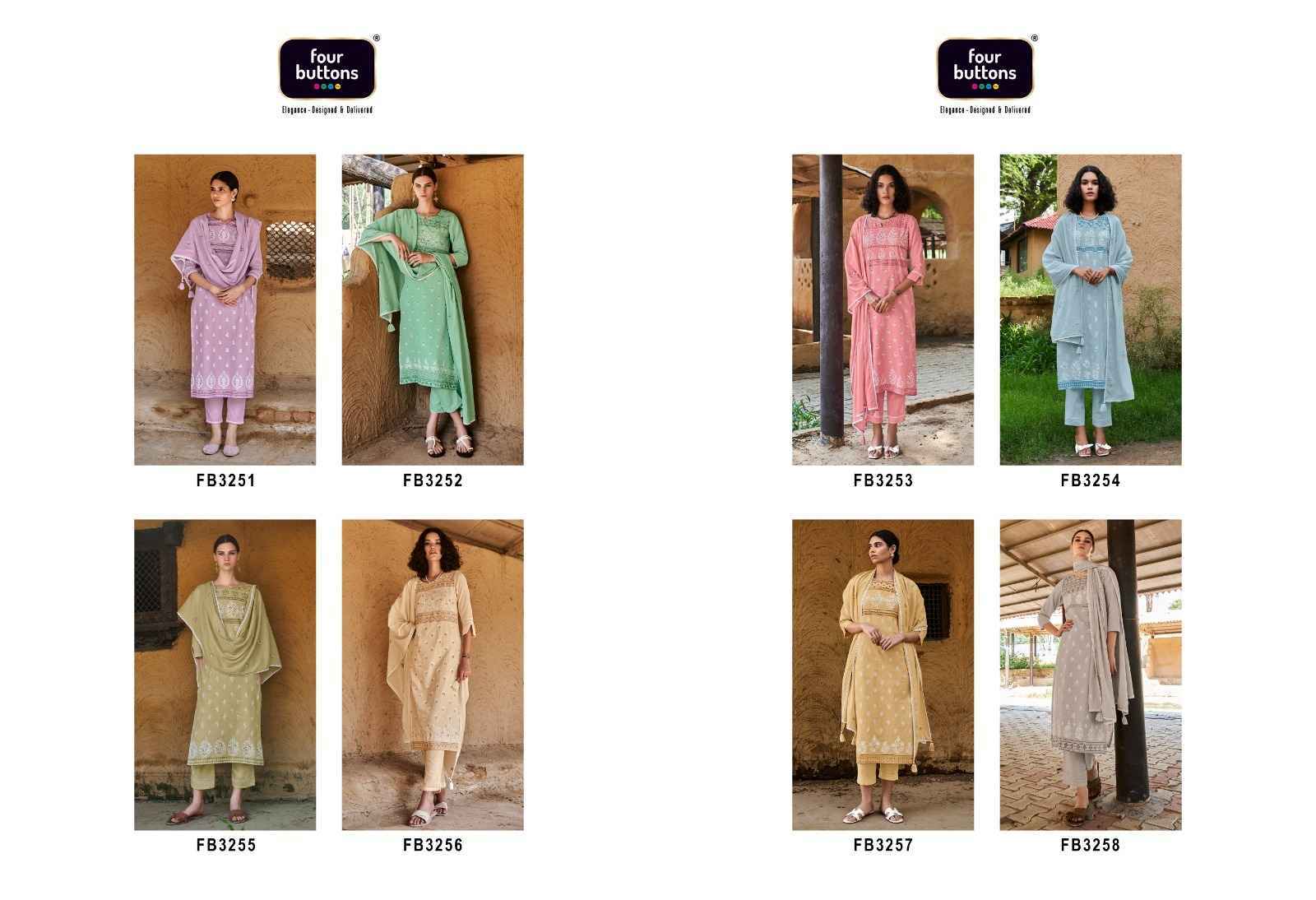 Four Buttons Veda Kurtis Catalog Wholesale Price - Surat Wholesale Market