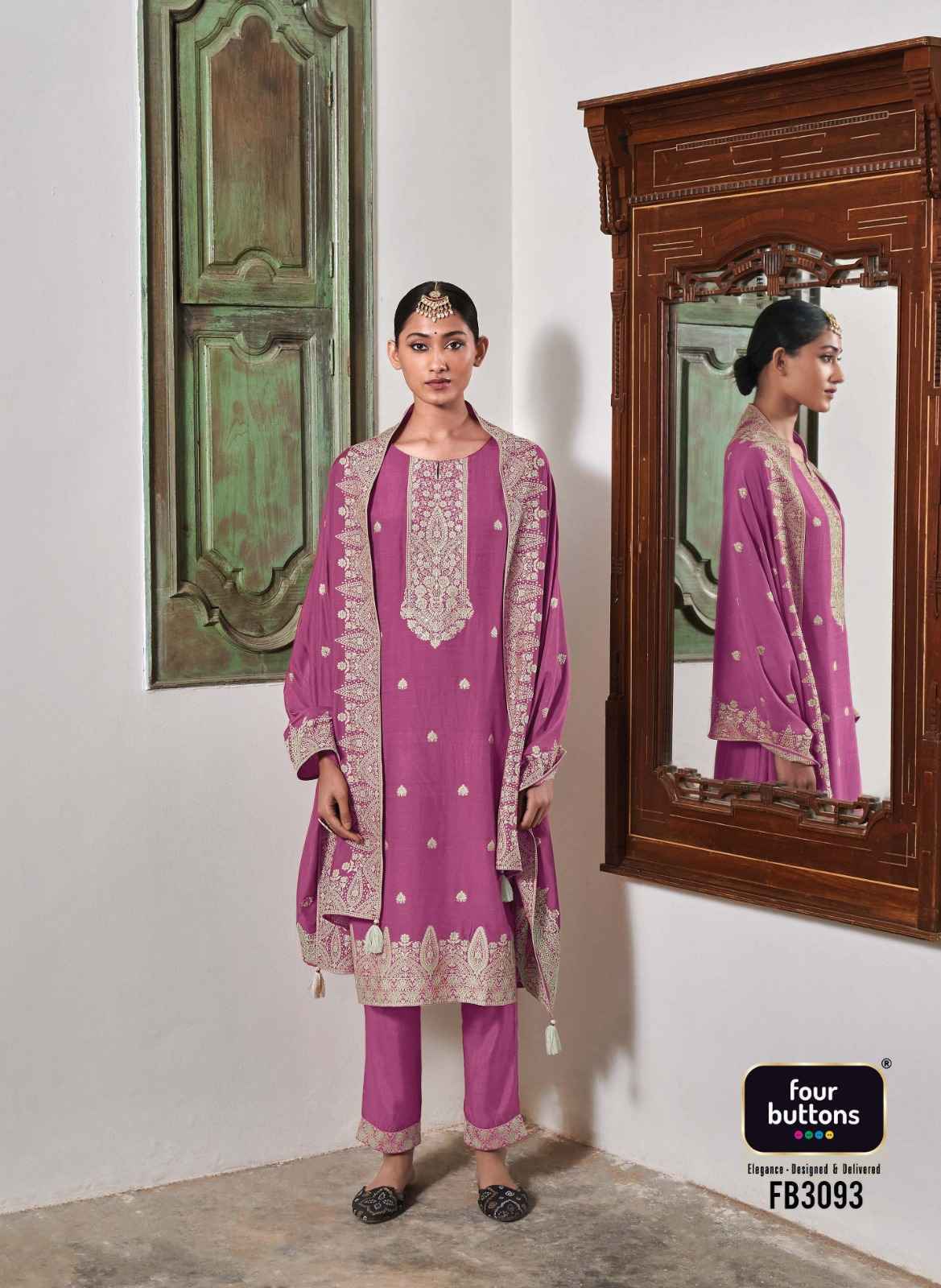 Four Buttons Zoya Vol 2 Readymade Suits - Surat Wholesale Market