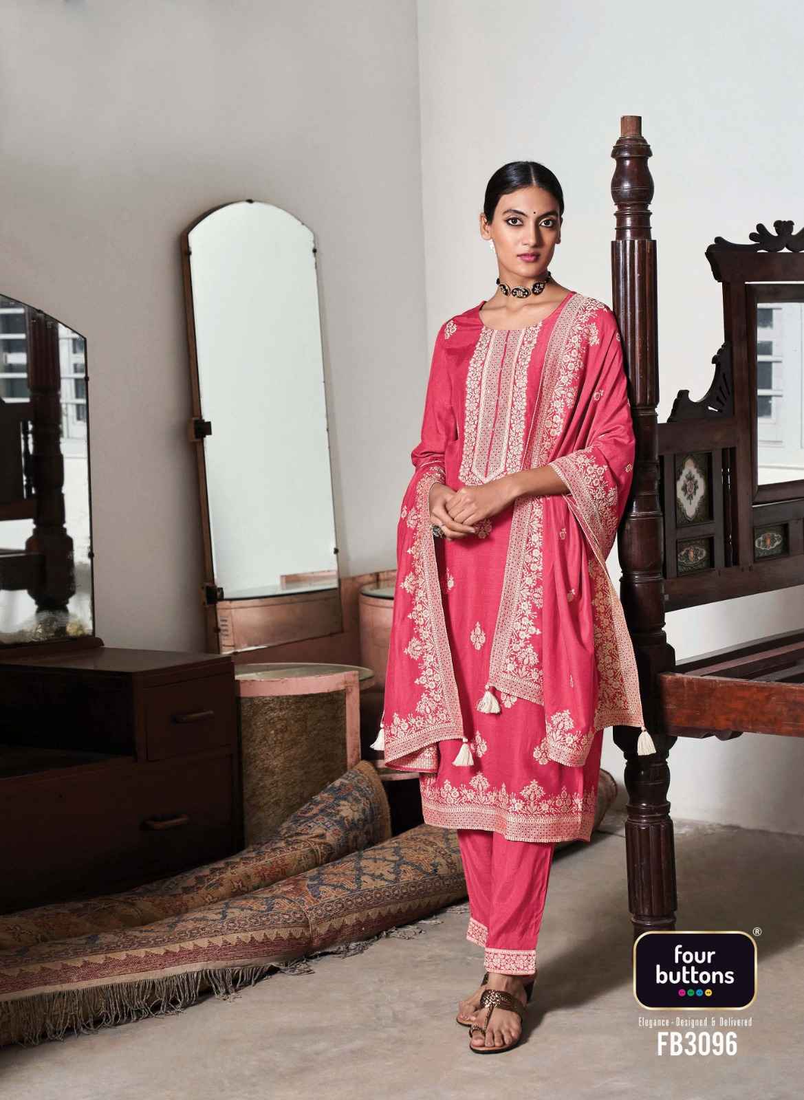 Four Buttons Zoya Vol 2 Readymade Suits - Surat Wholesale Market