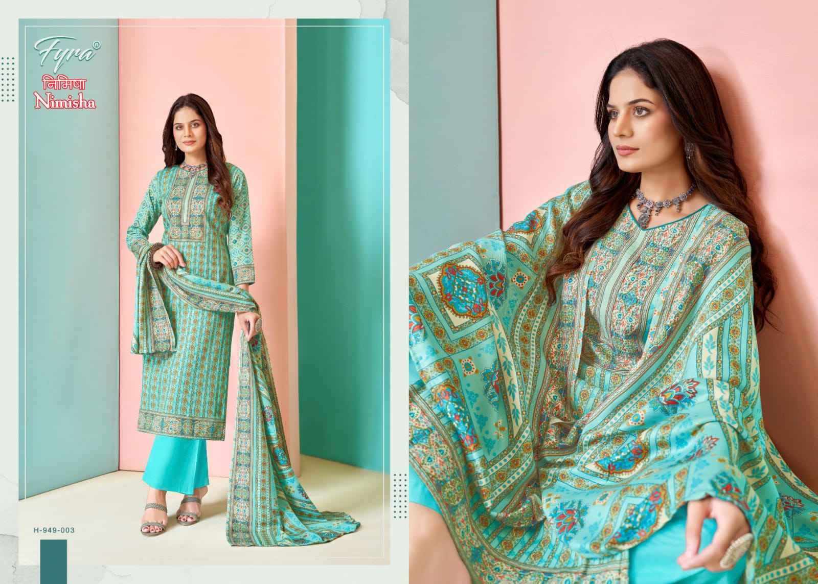 Fyra Nimisha Pashmina Dress Material 8 pcs Catalogue - Surat Wholesale Market