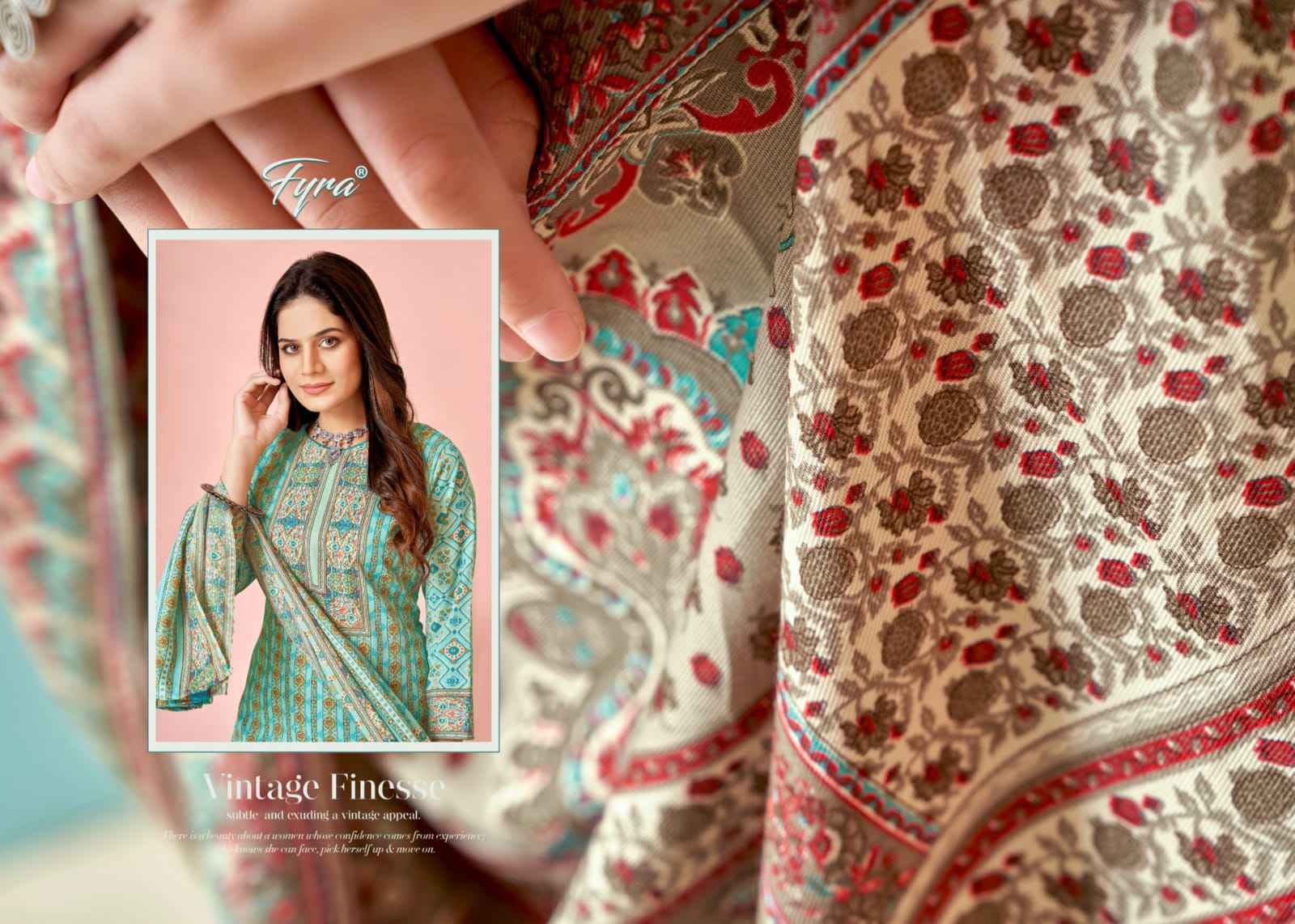 Fyra Nimisha Pashmina Dress Material 8 pcs Catalogue - Surat Wholesale Market