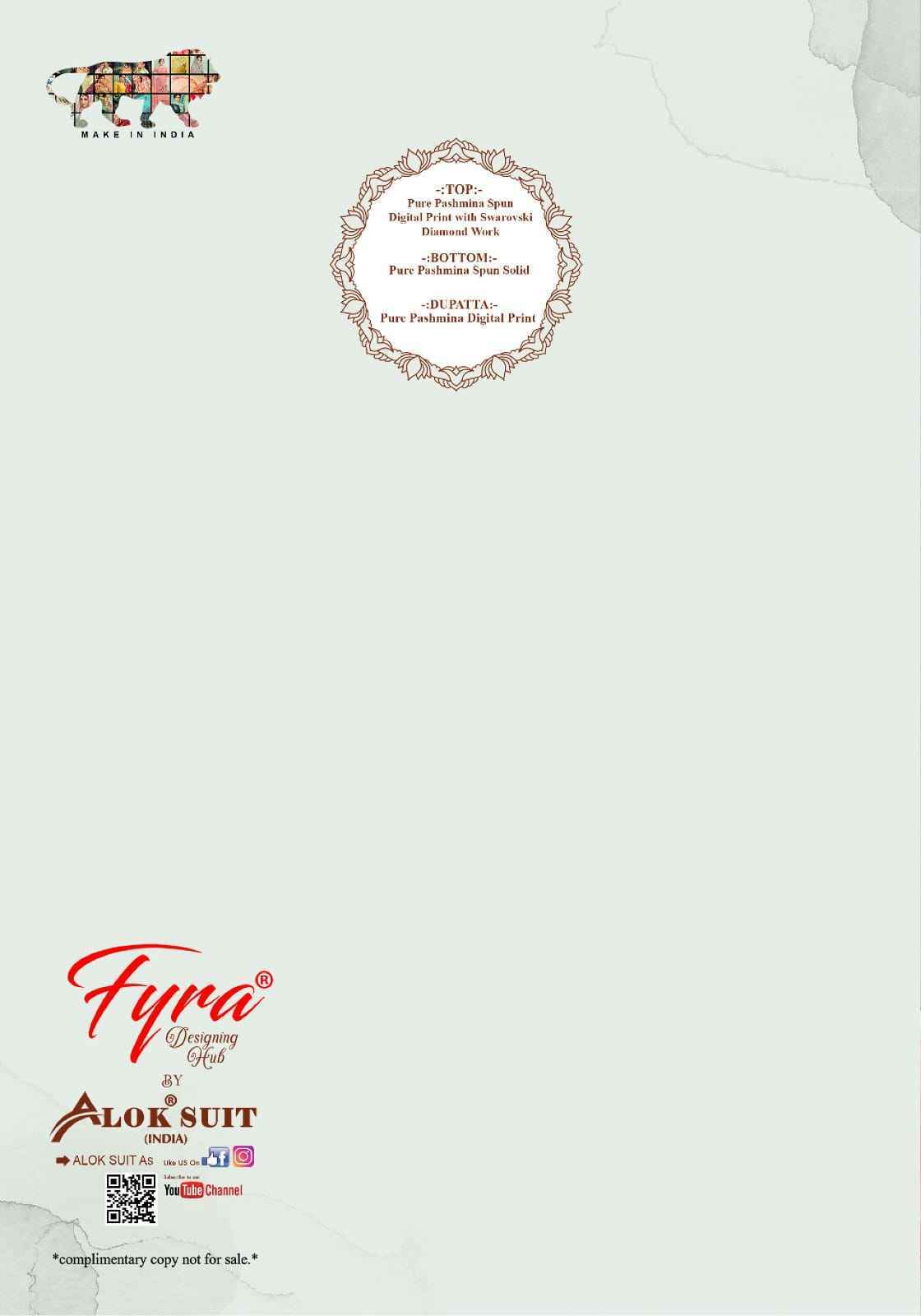 Fyra Nimisha Pashmina Dress Material 8 pcs Catalogue - Surat Wholesale Market