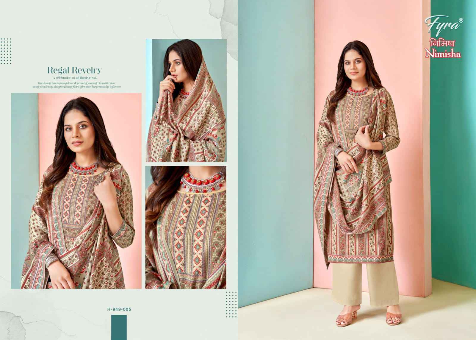 Fyra Nimisha Pashmina Dress Material 8 pcs Catalogue - Surat Wholesale Market
