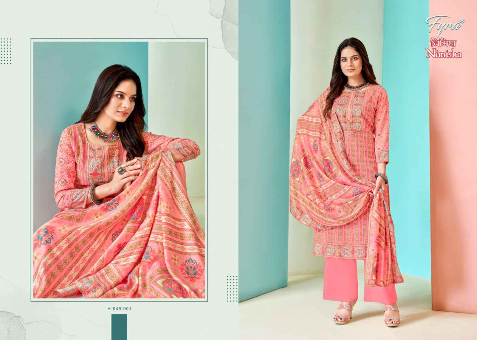 Fyra Nimisha Pashmina Dress Material 8 pcs Catalogue - Surat Wholesale Market