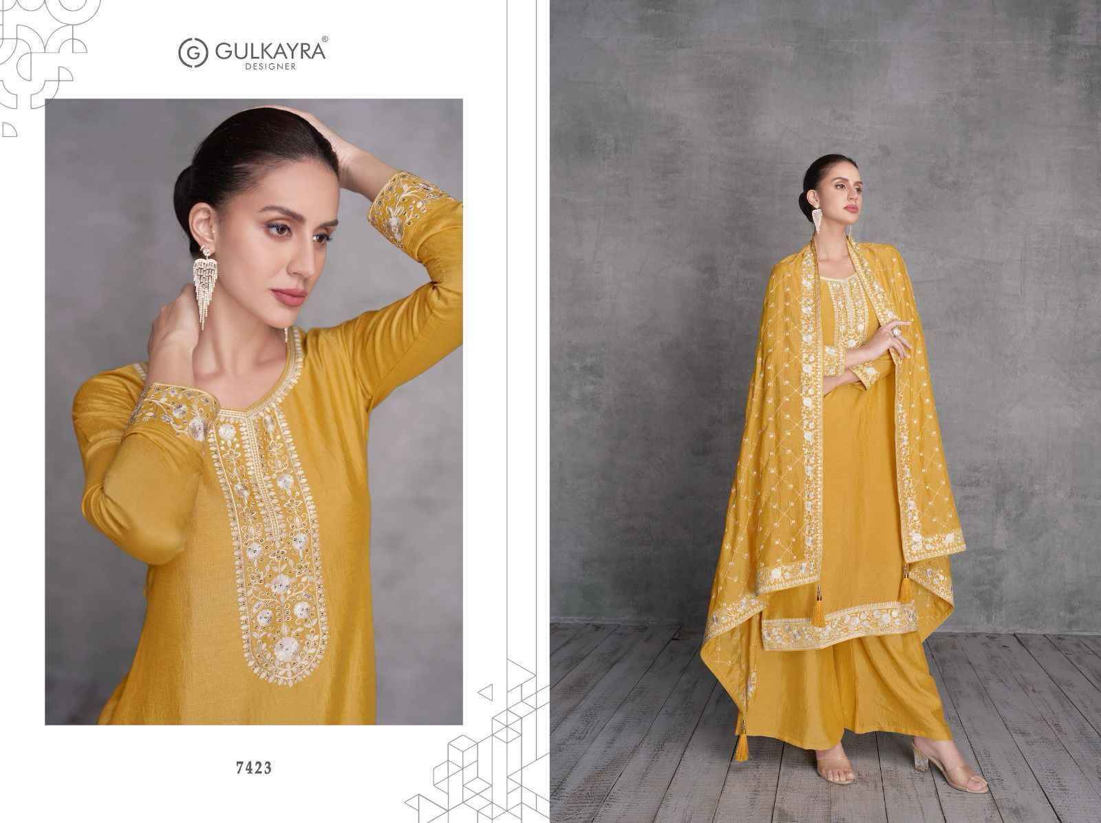 Gulkayra Zoya Silk Dress Material 4 pcs Catalogue - Surat Wholesale Market