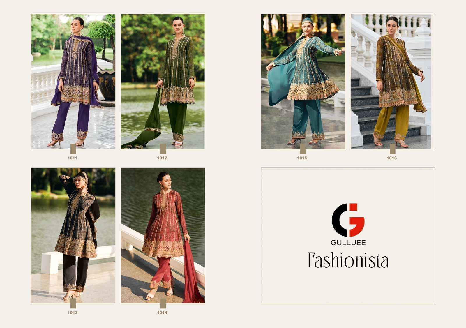 Gull Jee Fashionista Readymade Viscose Georgette Dress 6 pcs Catalogue