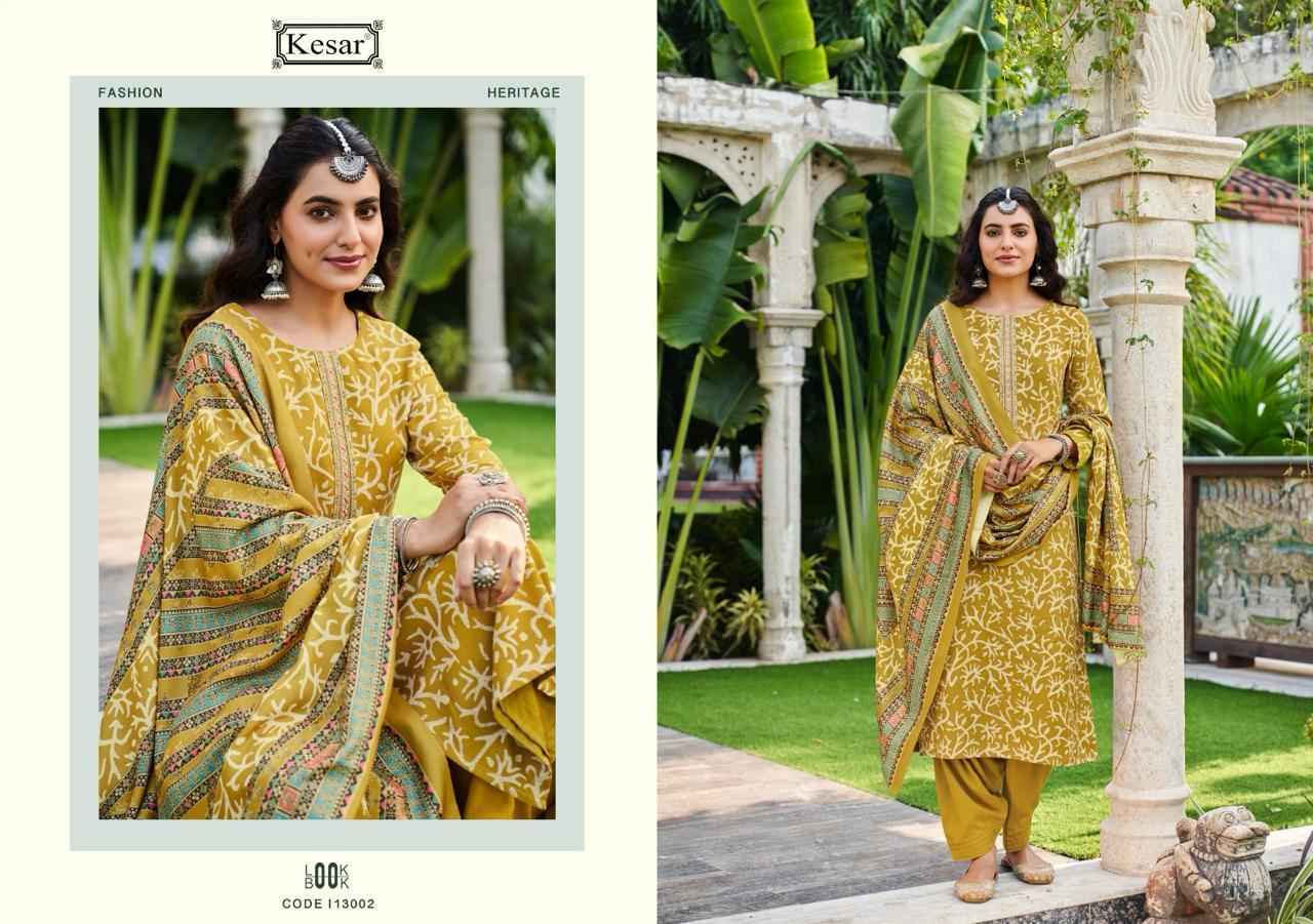 Kesar Shahin Pashmina Dress Material 6 pcs Catalogue - surat wholesale market