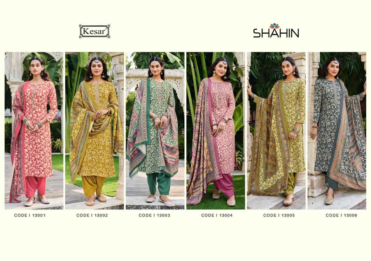 Kesar Shahin Pashmina Dress Material 6 pcs Catalogue - surat wholesale market