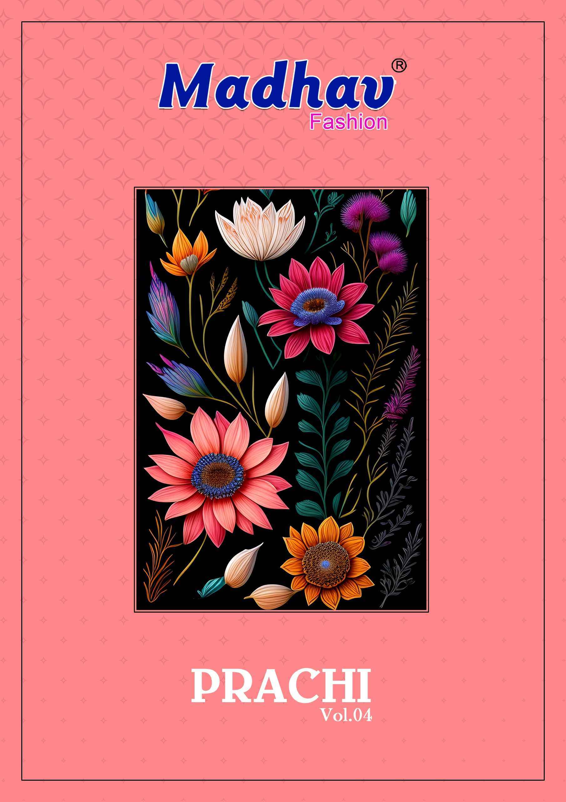 Madhav Fashion Prachi Vol 4 Cotton Dress Material 10 pcs Set