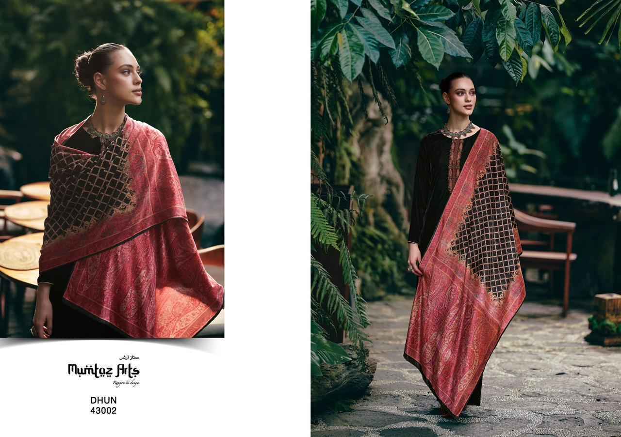 Mumtaz Arts Dhun Velvet Dress Material 5 pcs Catalogue - Surat Wholesale Market