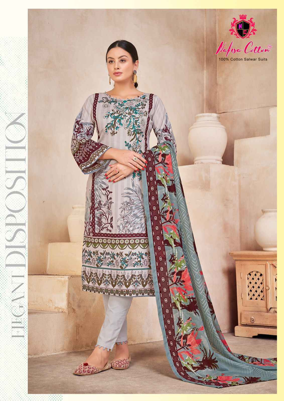 Maya Cotton Printed Dress Material at Best Price in Surat | Fabfirki