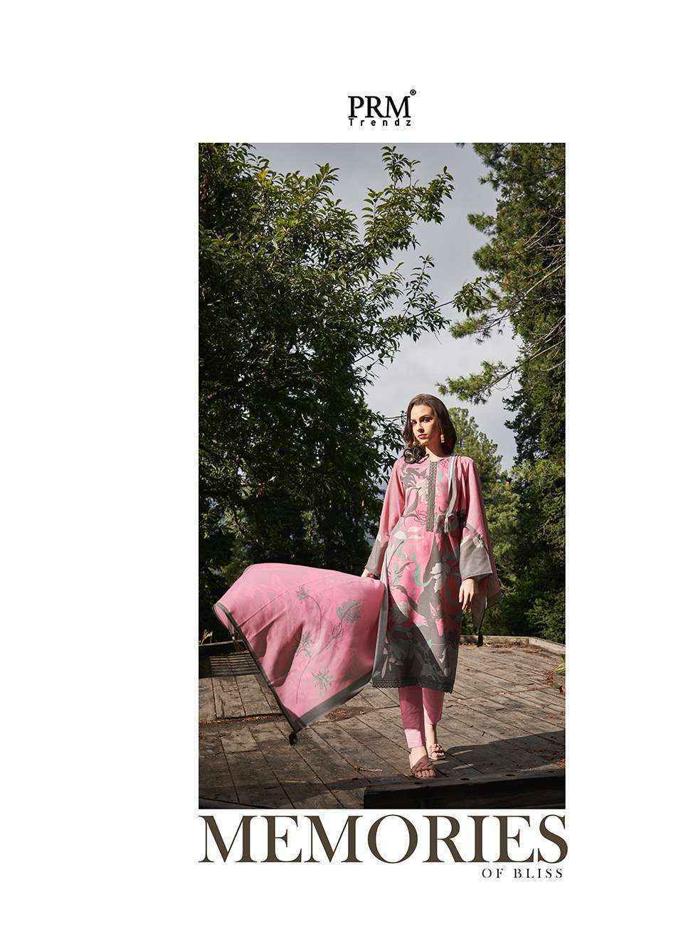 PRM Trendz Vaari Pashmina Dress Material 8 pcs Catalogue - Surat Wholesale Market
