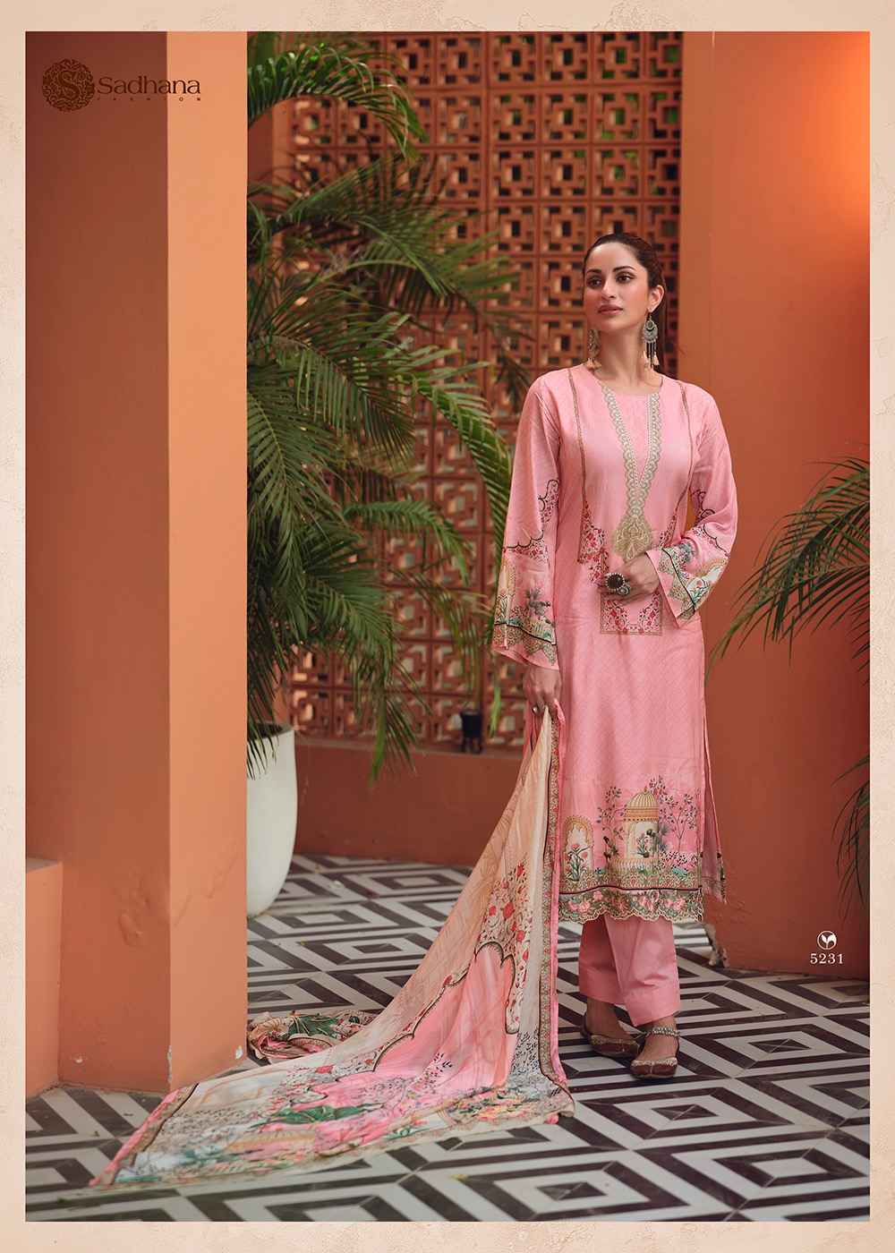 Sadhana Fashion Mehatab Vol 6 Pashmina Dress Material 8 pcs Catalogue