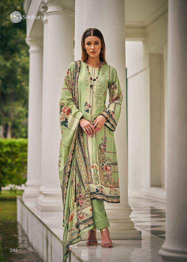 Sadhana Fashion Mehtaab Vol 5 Pashmina Dress Material 8 pcs Catalogue - Surat Wholesale Market