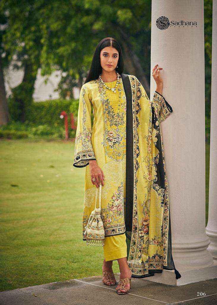 Sadhana Fashion Mehtaab Vol 5 Pashmina Dress Material 8 pcs Catalogue - Surat Wholesale Market