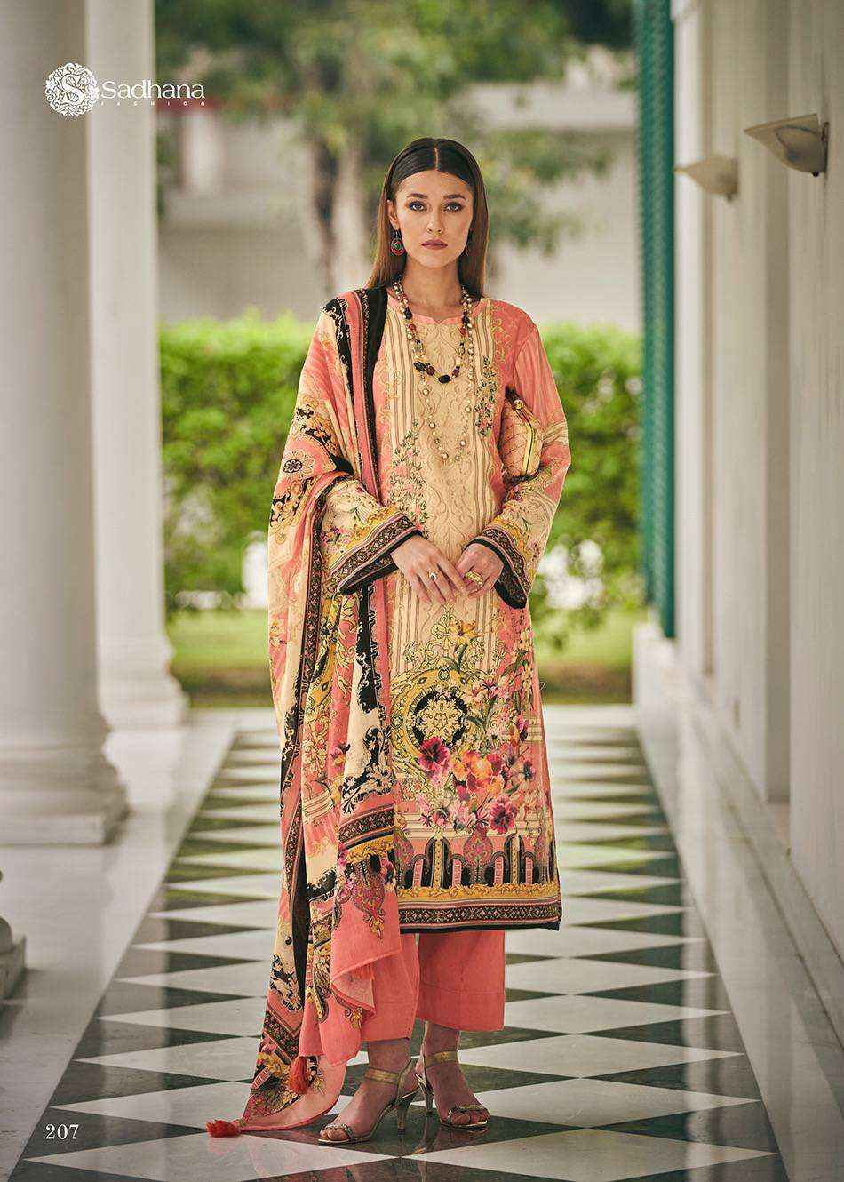Sadhana Fashion Mehtaab Vol 5 Pashmina Dress Material 8 pcs Catalogue - Surat Wholesale Market