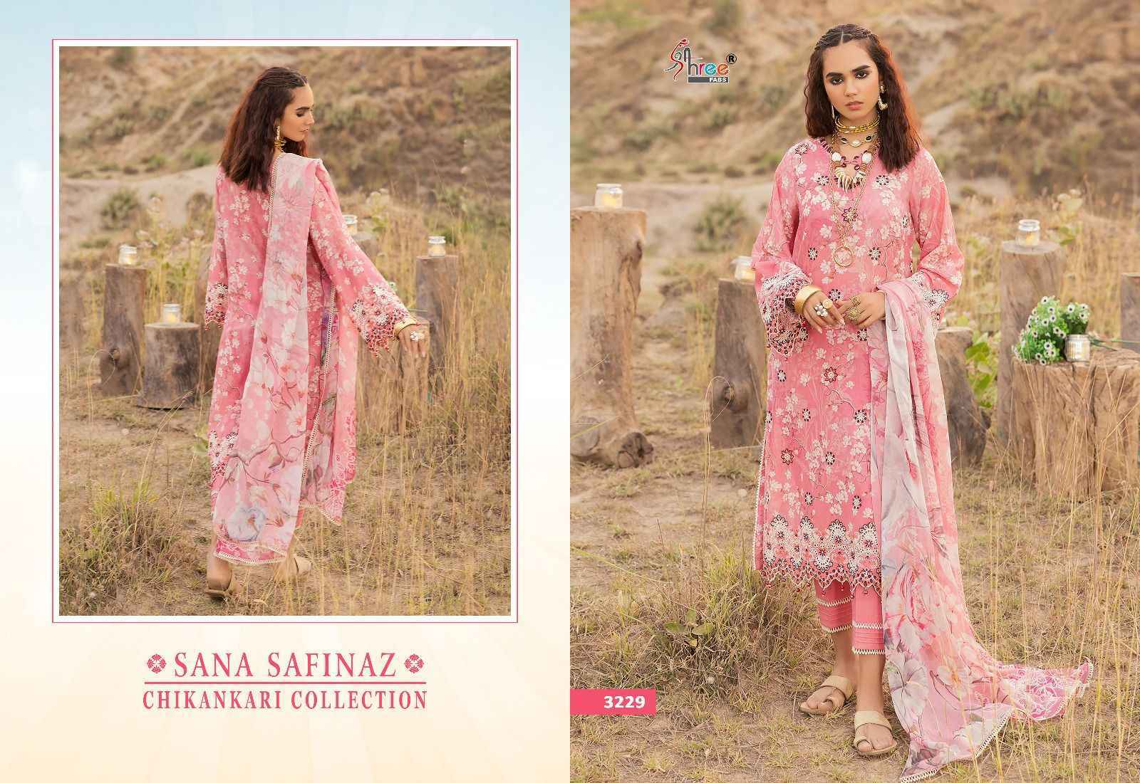Shree Fabs Sana Safinaz Chikankari Collection Cotton Dress Material 6 pcs Catalogue - Surat Wholesale Market