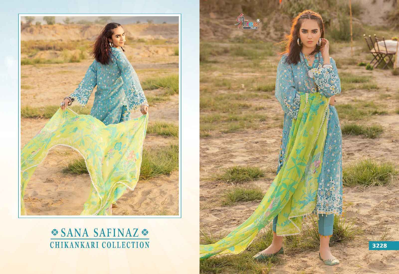Shree Fabs Sana Safinaz Chikankari Collection Cotton Dress Material 6 pcs Catalogue - Surat Wholesale Market