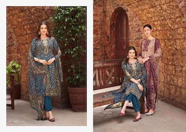 Fasurd By Aiqa Printed Pashmina Dress Material Catalog - The Ethnic World