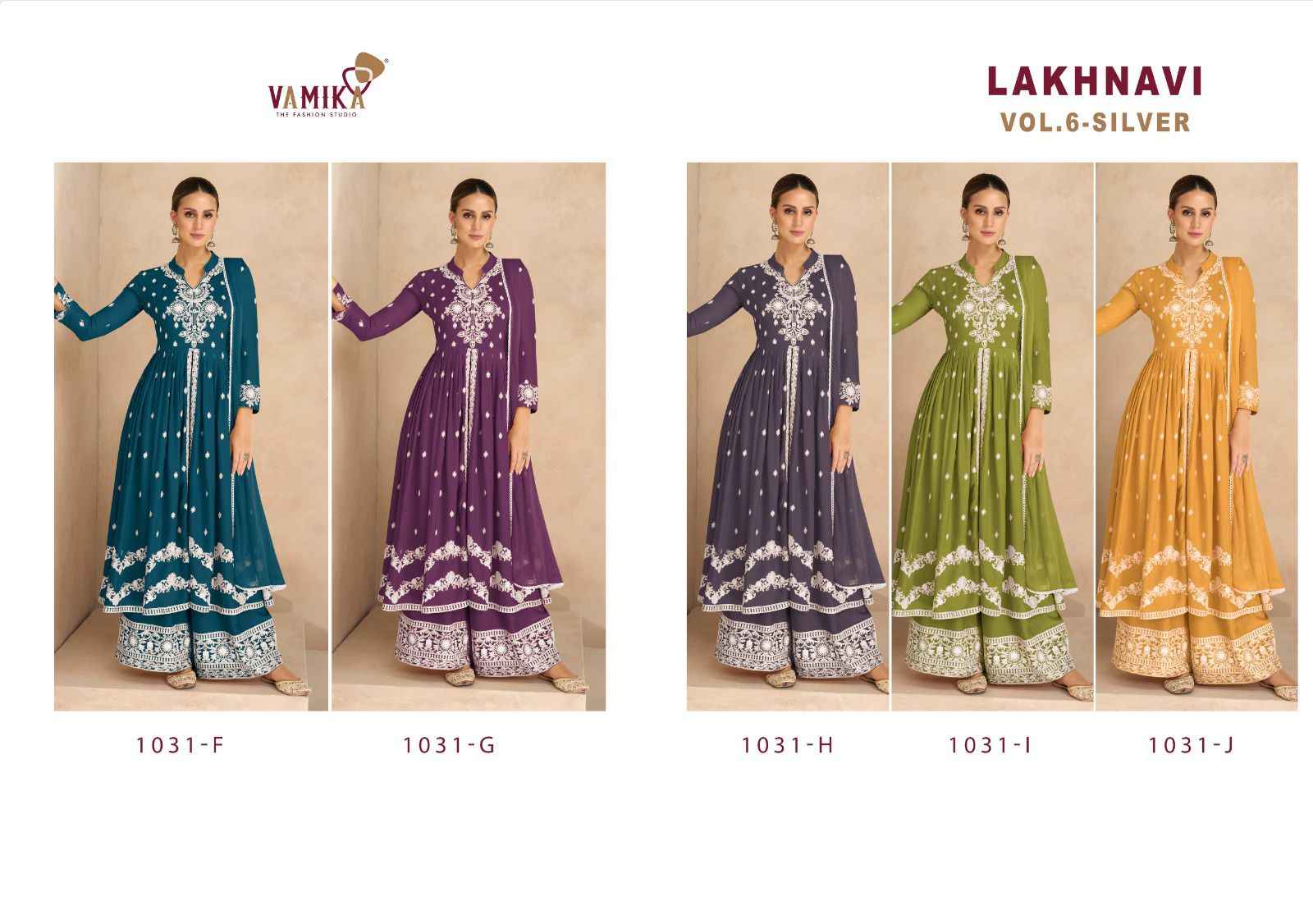 Vamika Lakhnavi Vol-6 Readymade Suits - Surat Wholesale Market