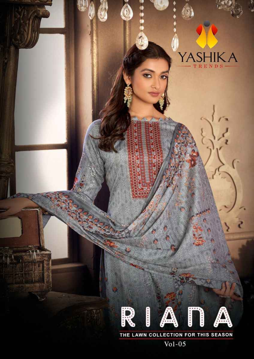 Yashika Trends Riana Vol 5 Lawn Dress Material 10 pcs Catalogue