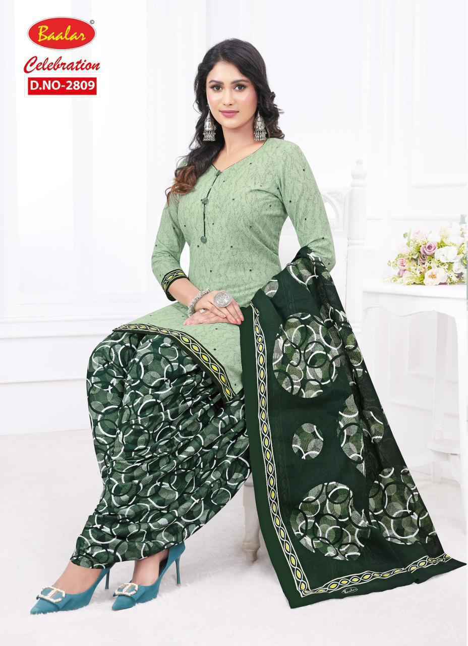 Baalar Celebration Patiyala vol-18 Cotton Dress Material ( 15 pcs Set )