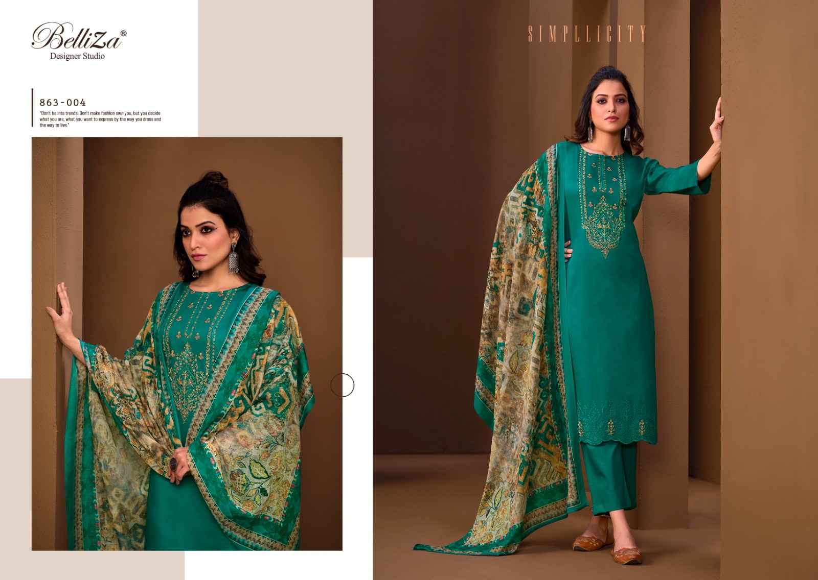 BELLIZA MUGHAL GARDEN VOL 2 - DRESS MATERIAL ONLINE SHOPPING