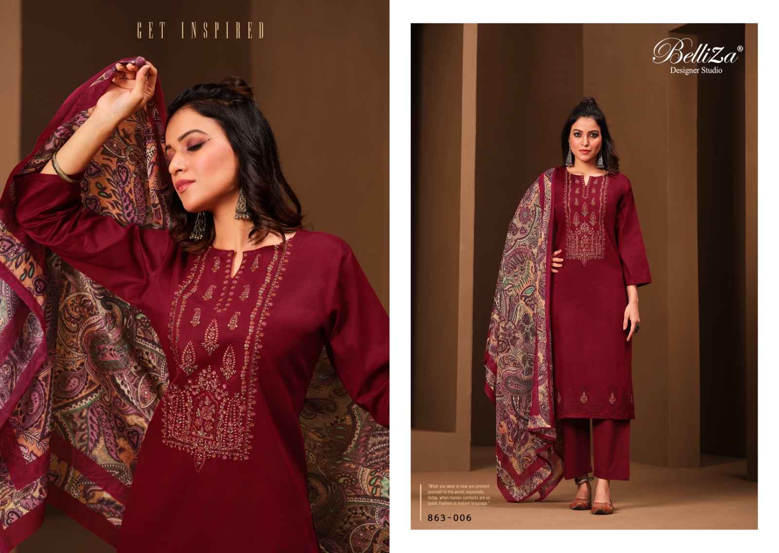 BELLIZA MUGHAL GARDEN VOL 2 - DRESS MATERIAL ONLINE SHOPPING