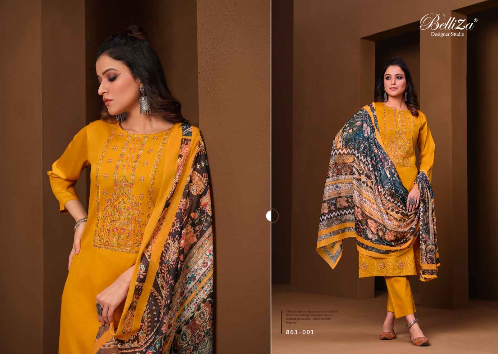 BELLIZA MUGHAL GARDEN VOL 2 - DRESS MATERIAL ONLINE SHOPPING