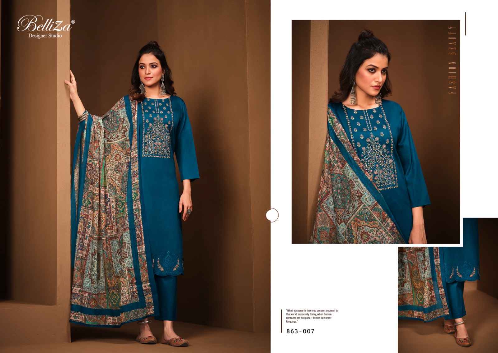 BELLIZA MUGHAL GARDEN VOL 2 - DRESS MATERIAL ONLINE SHOPPING