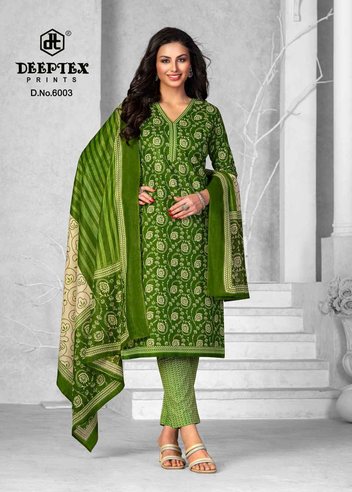 Deeptex Aaliza Vol-6 Cotton Dress Material ( 10 pcs Set )