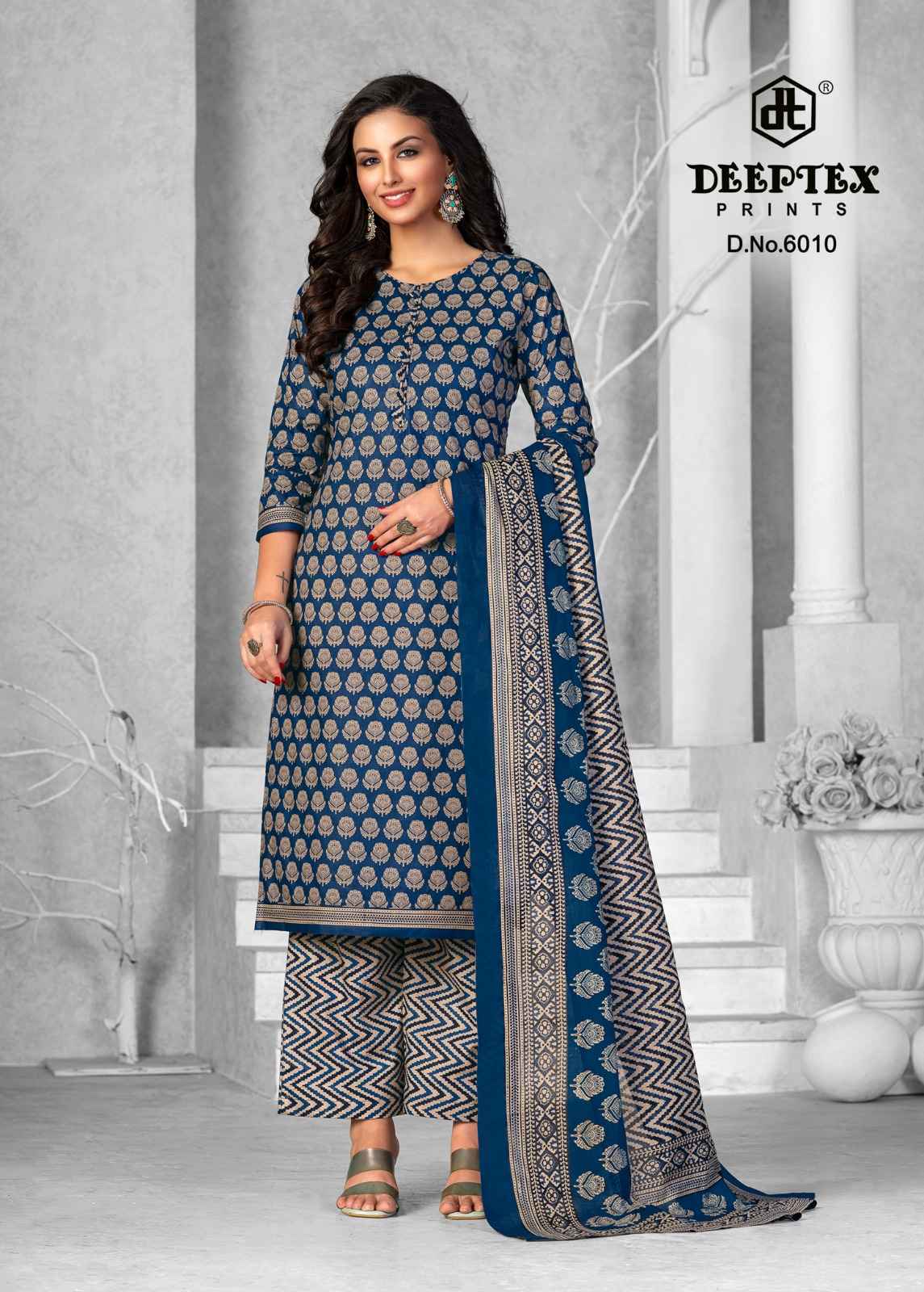 Deeptex Aaliza Vol-6 Cotton Dress Material ( 10 pcs Set )