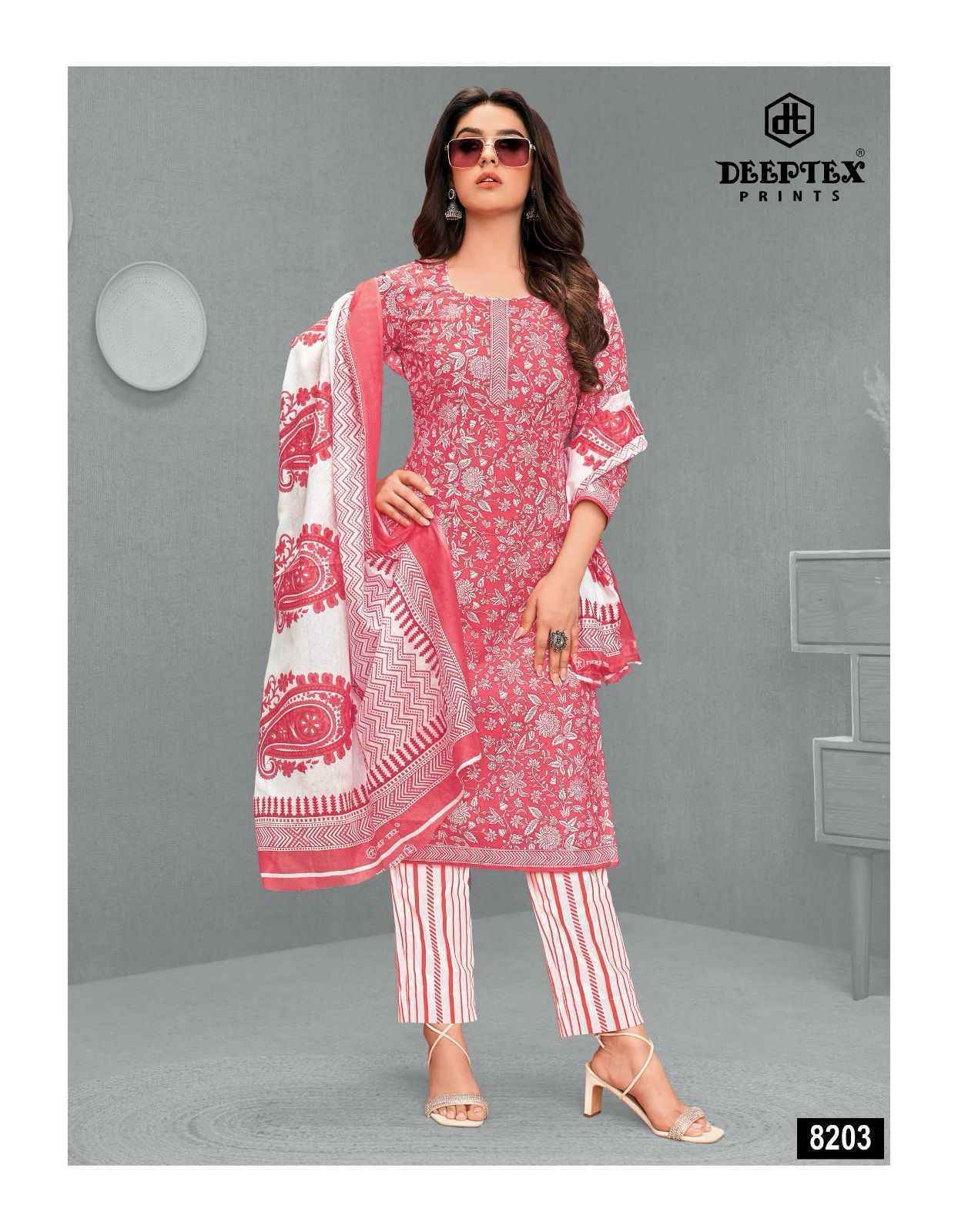 Deeptex Aaliza Vol 6 Printed Cotton Dress Material Catalog - The Ethnic  World