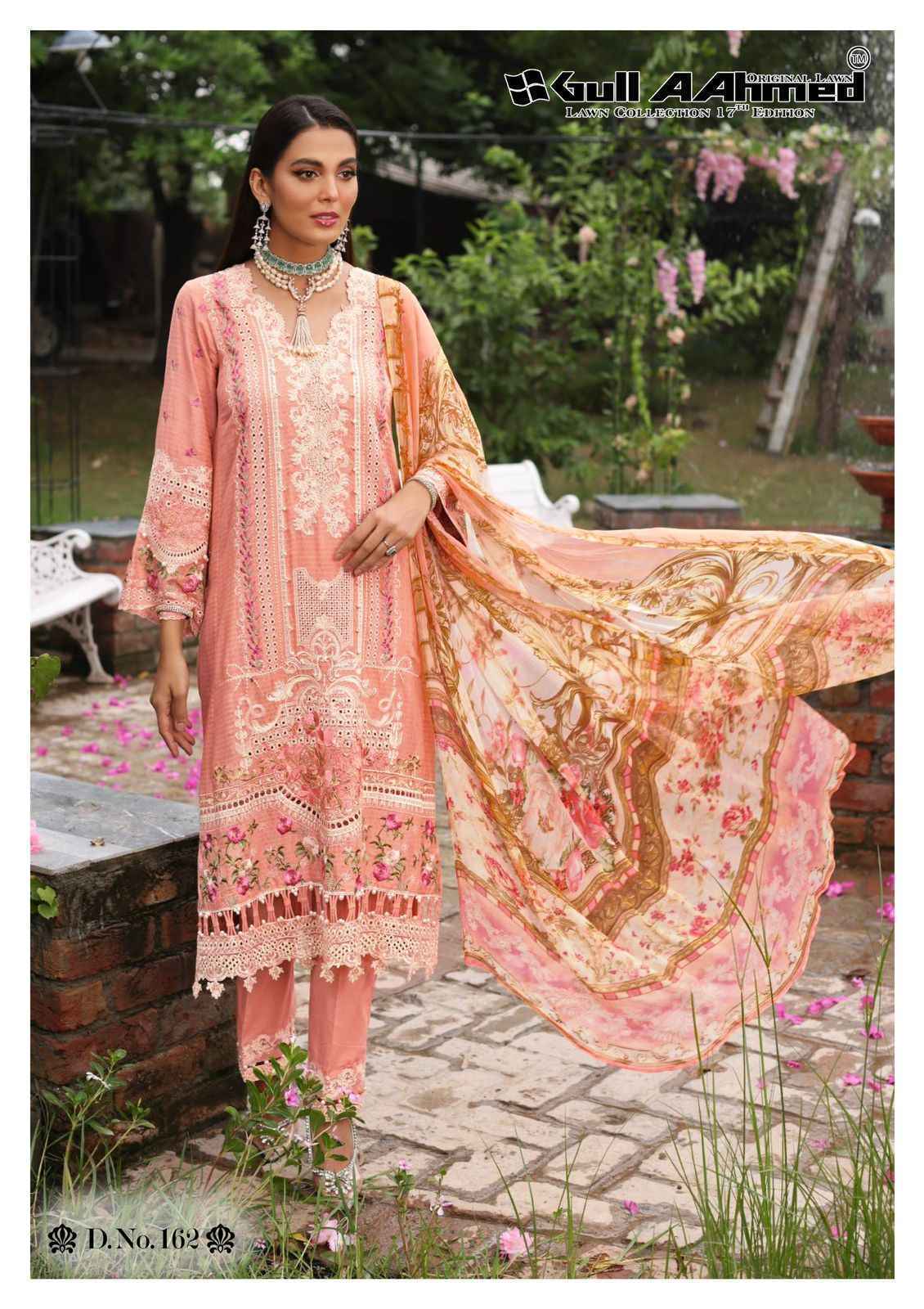 Gull Aahmed Lawn Collection Vol 17 Lawn Cotton Dress Material ( 6 pcs Set )