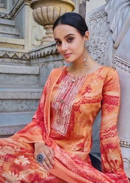 Hermitage Aza Vol-3 Cotton Dress Material ( 8 pcs Set )