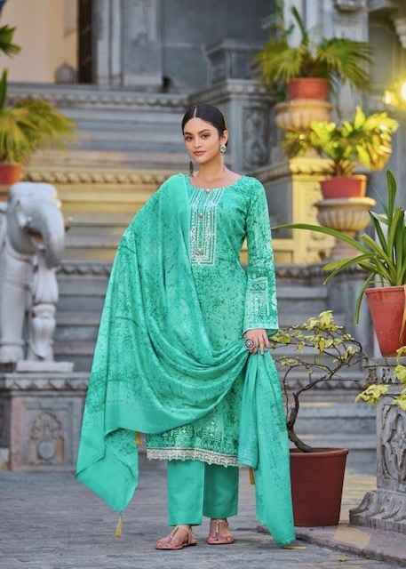 Hermitage Aza Vol-3 Cotton Dress Material ( 8 pcs Set )
