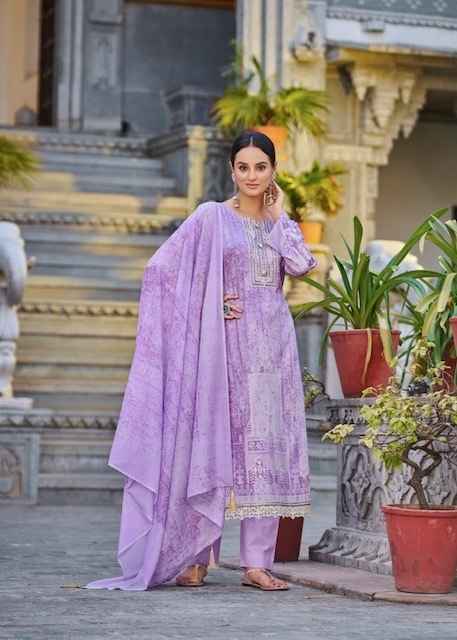 Hermitage Aza Vol-3 Cotton Dress Material ( 8 pcs Set )