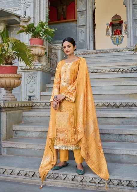 Hermitage Aza Vol-3 Cotton Dress Material ( 8 pcs Set )