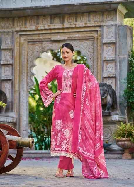 Hermitage Aza Vol-3 Cotton Dress Material ( 8 pcs Set )