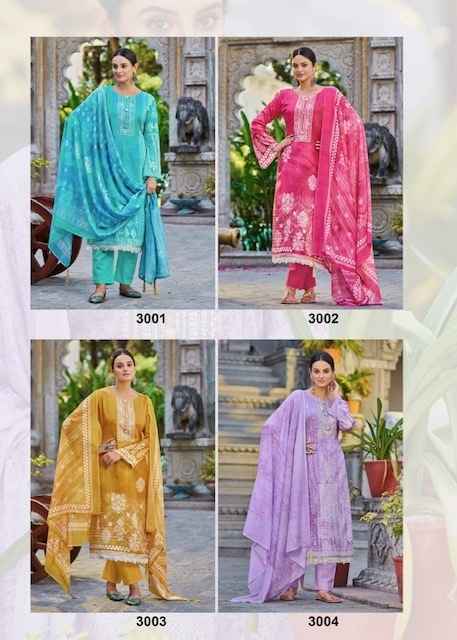 Hermitage Aza Vol-3 Cotton Dress Material ( 8 pcs Set )