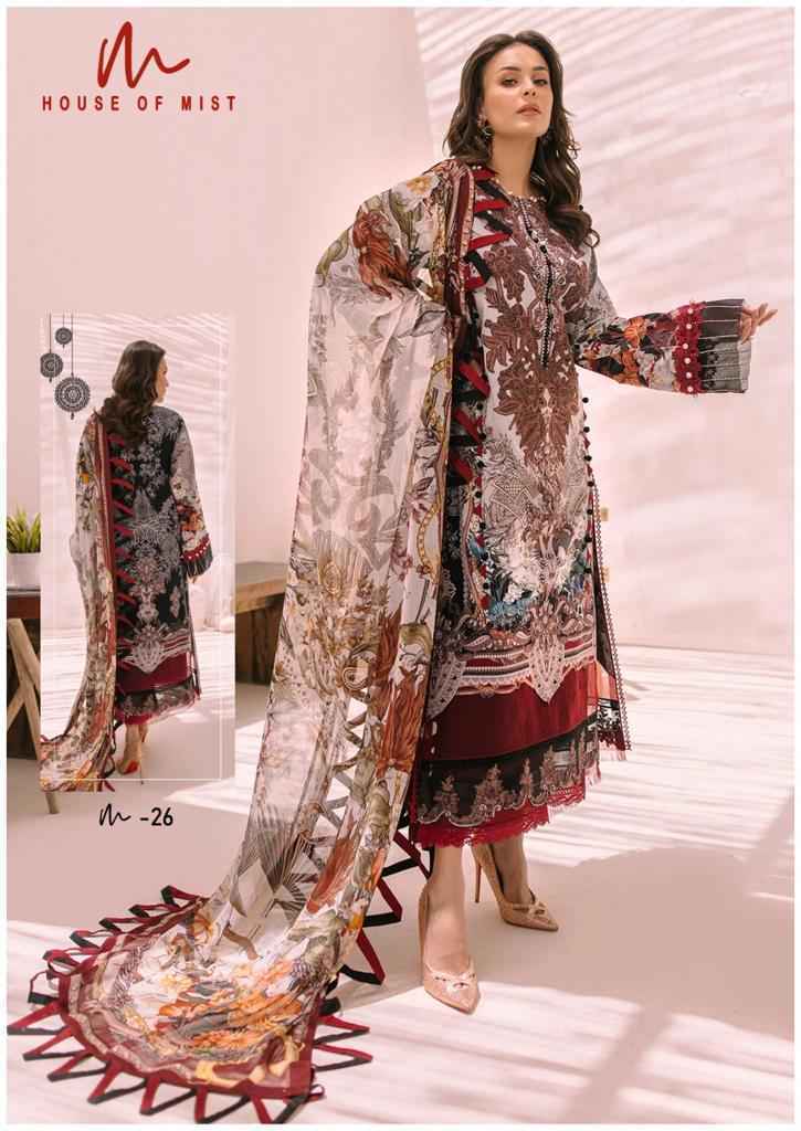 House Of Mist Ghazal Cotton Collection Vol 3 Cotton Dress Material ( 6 pcs Catalogue )