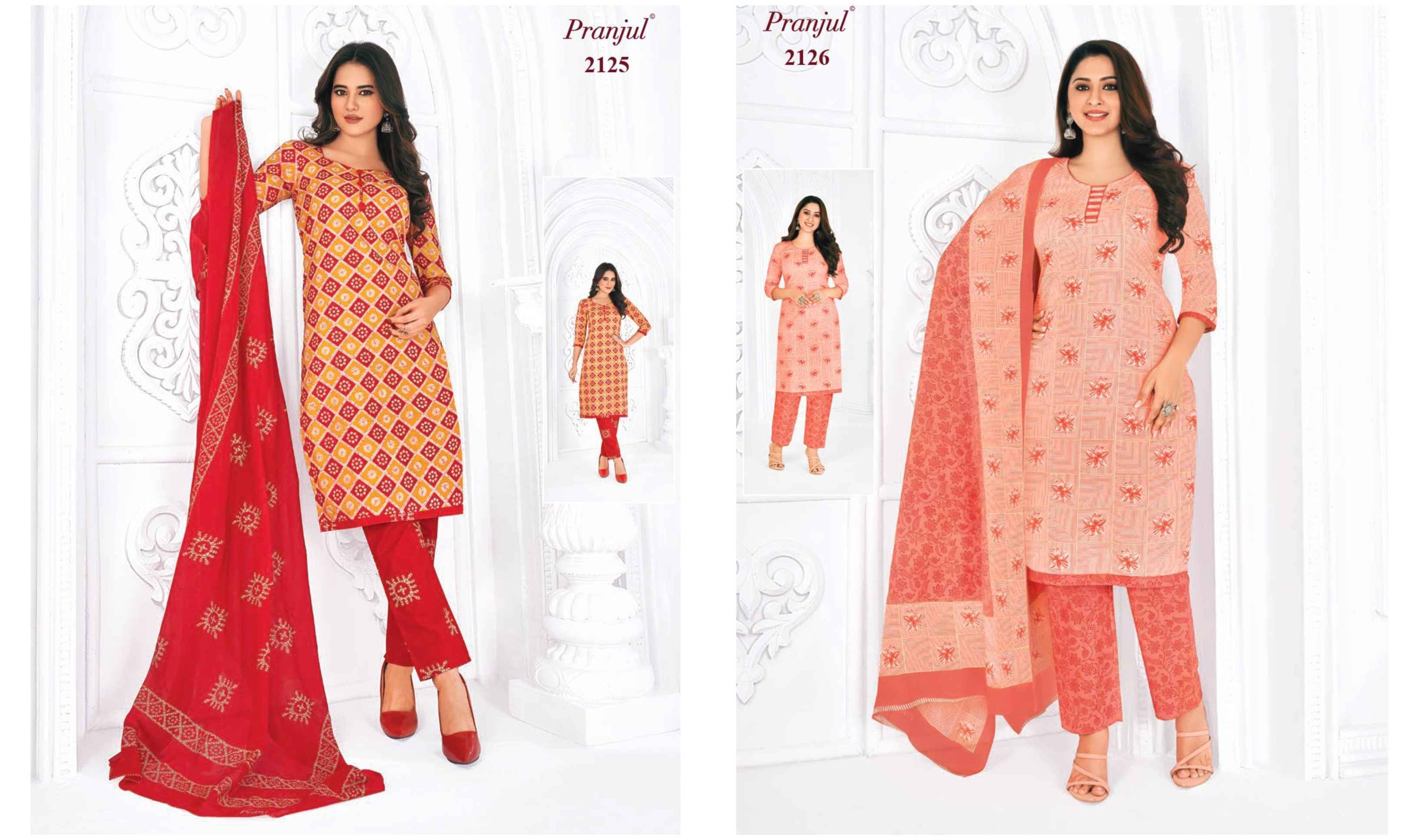 Pranjul Priyanka Vol 21 Cotton Dress Material ( 36 pcs set )