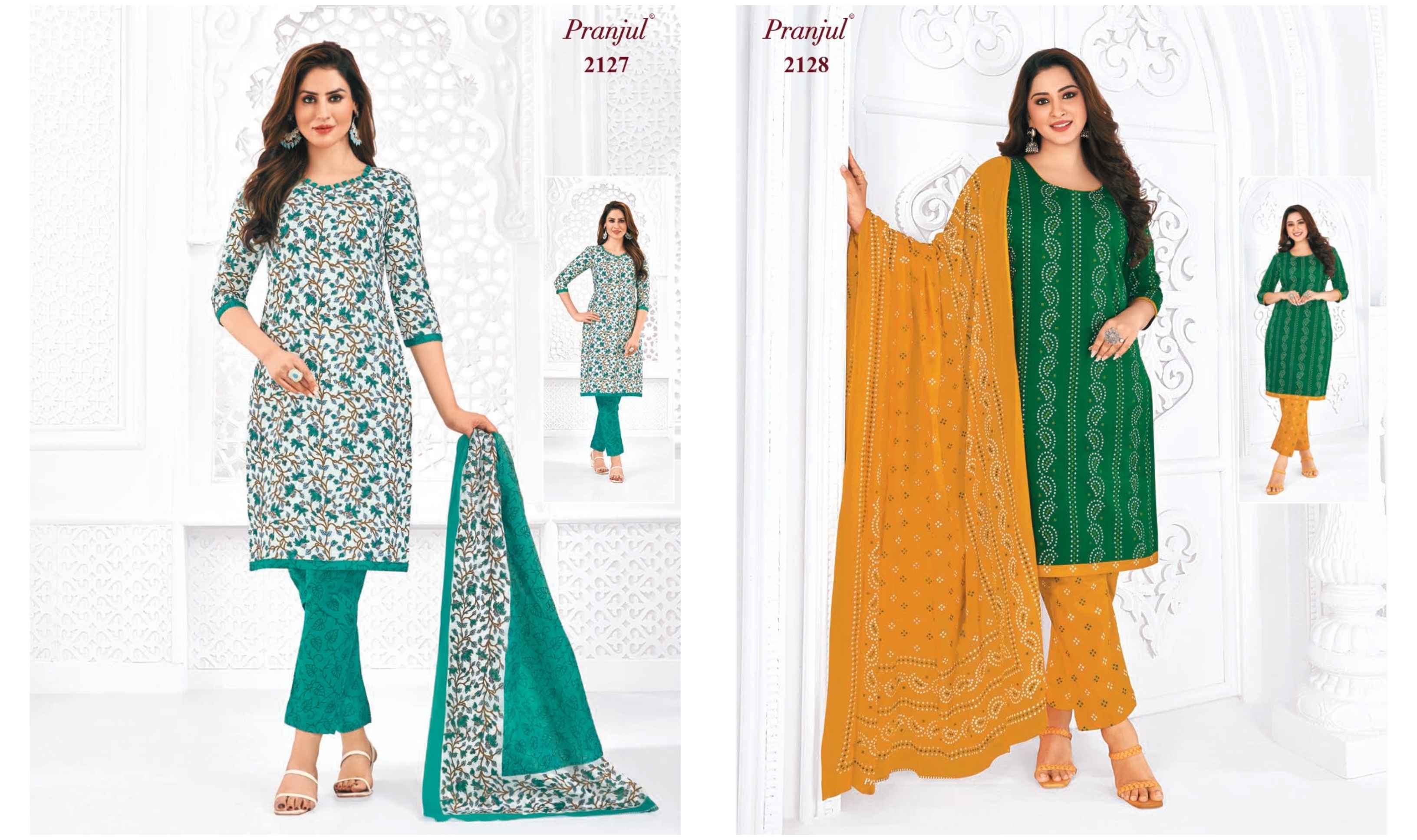 Pranjul Priyanka Vol 21 Cotton Dress Material ( 36 pcs set )