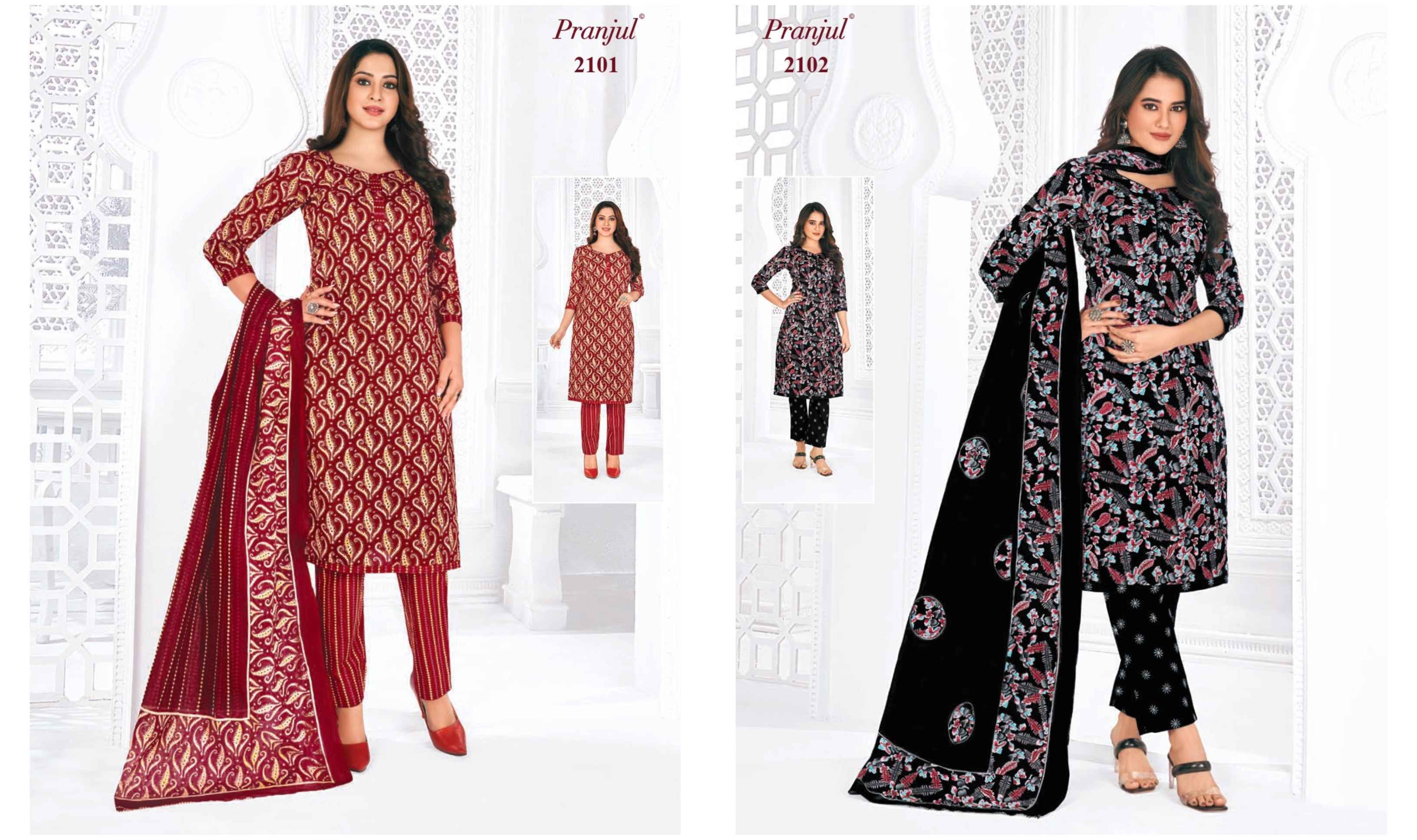 PRANJUL Stitched/Readymade Cotton Dress Material Set Of 10 | Udaan - B2B  Buying for Retailers